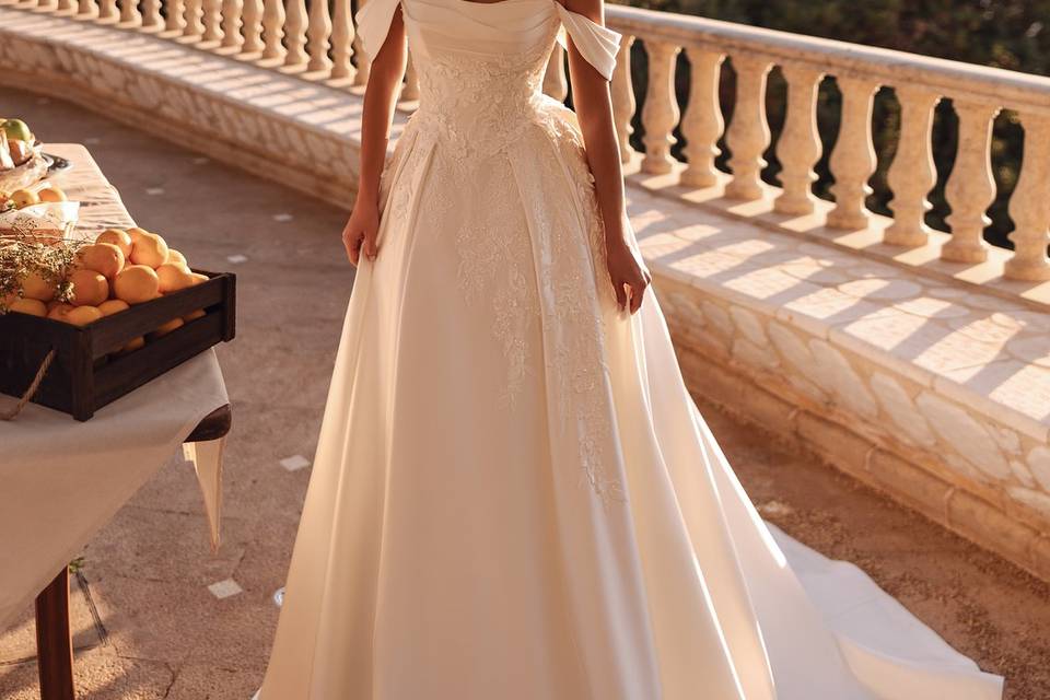 Taffetas robe 8254