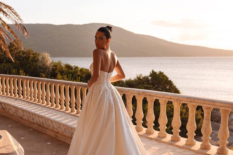 Taffetas robe 8254