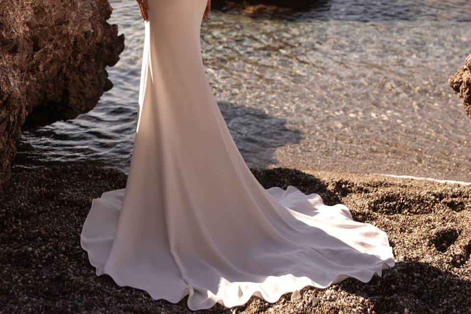 Taffetas robe DR417