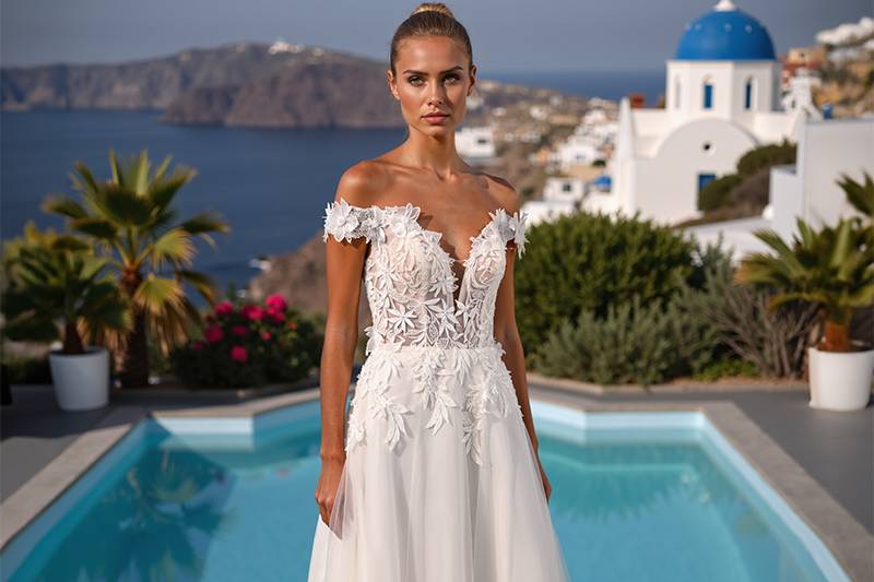 Taffetas robe Ranville