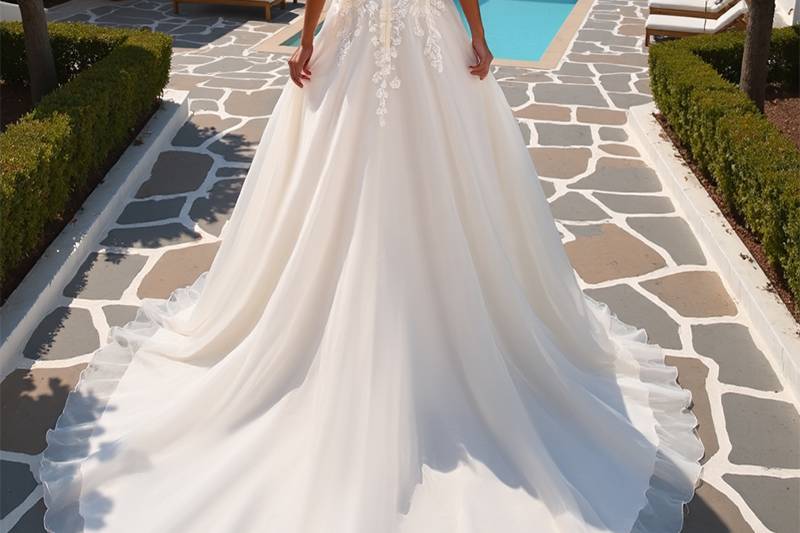 Taffetas robe Reux
