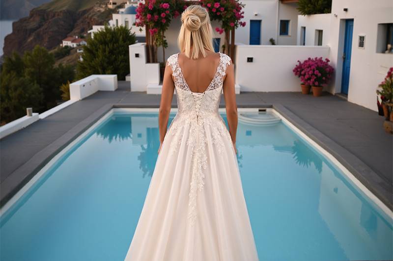 Taffetas robe Houlgate
