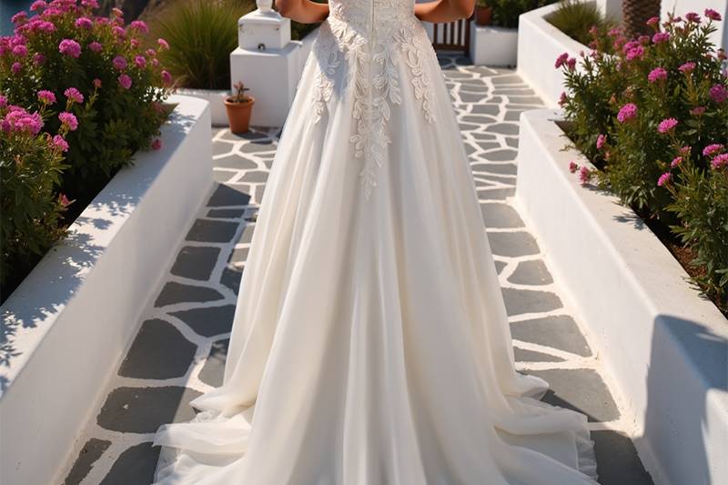 Taffetas robe Villers