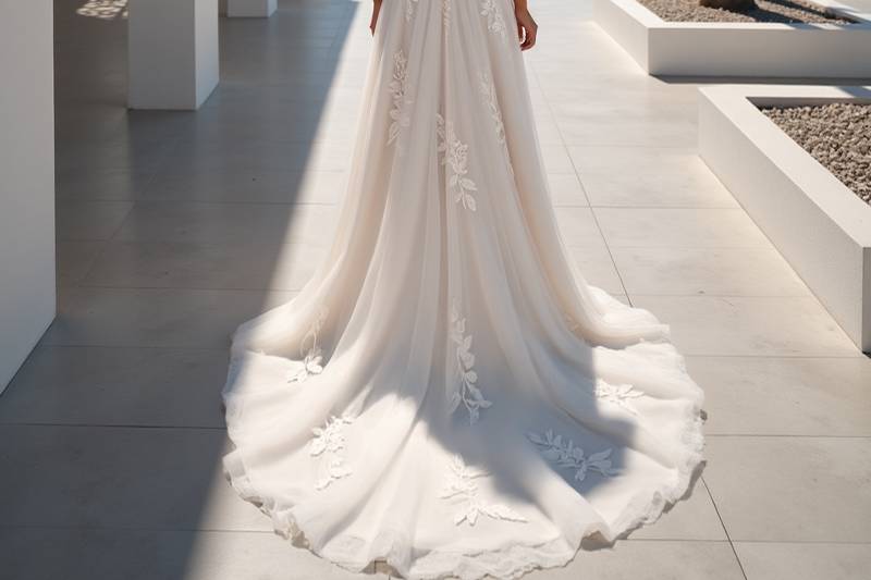 Taffetas robe Maelys