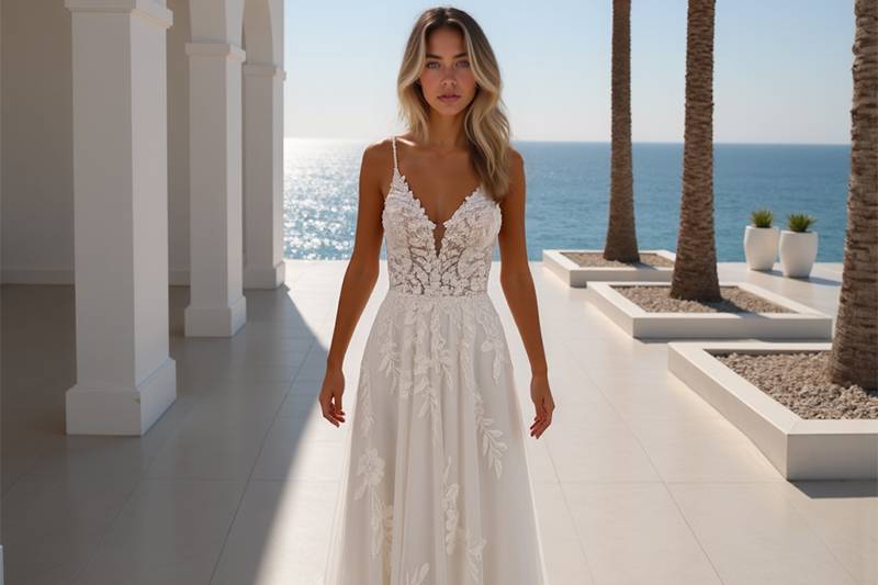 Taffetas robe Maelys