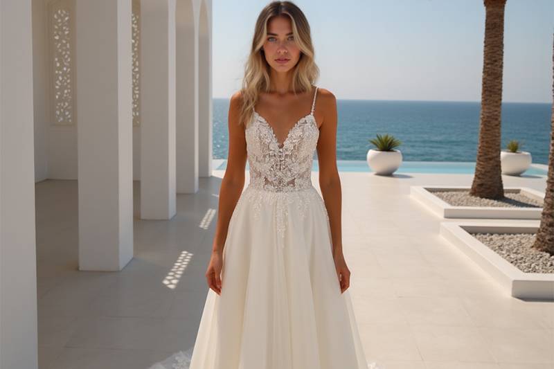 Taffetas robe Campagnolles