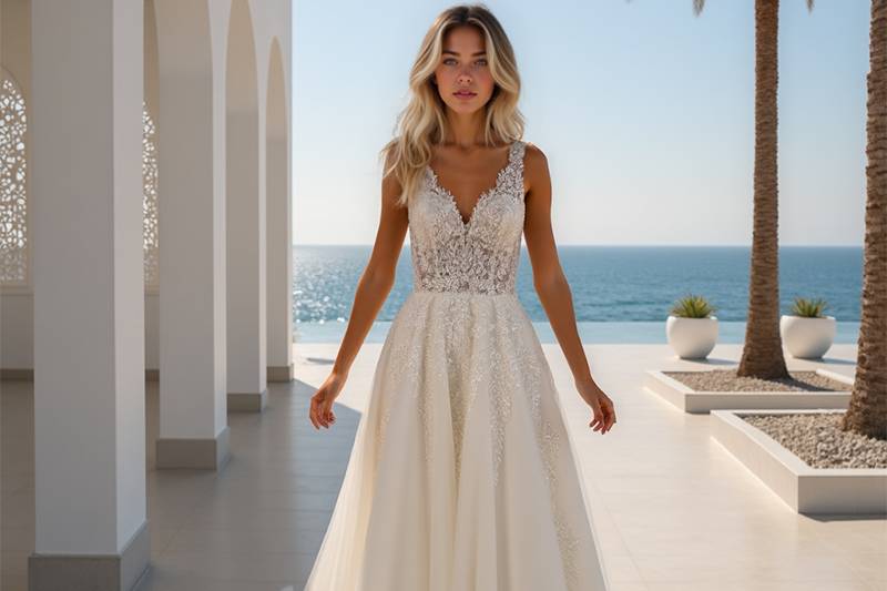 Taffetas robe Valambray
