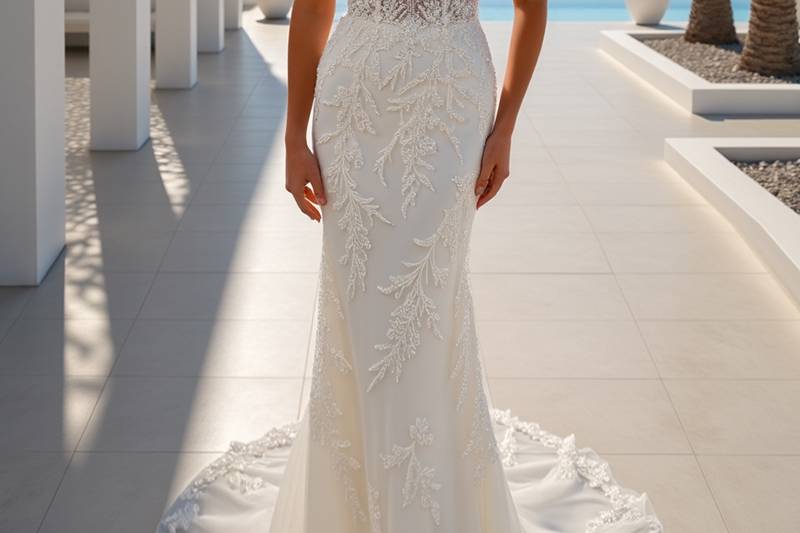 Taffetas robe Fleury