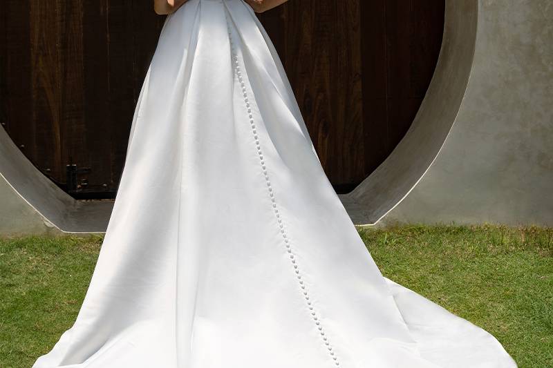 Taffetas robe 40094