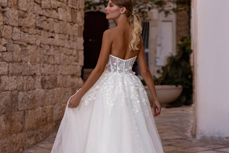 Taffetas robe Calla