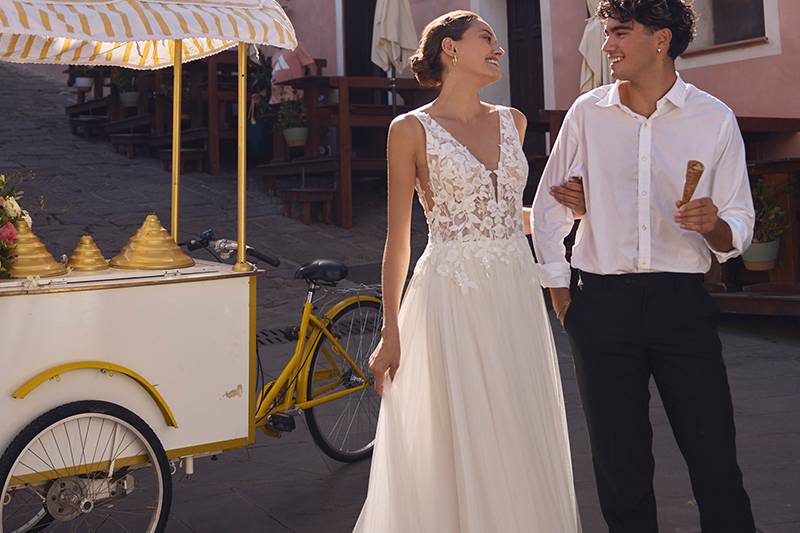 Taffetas robe Gabby