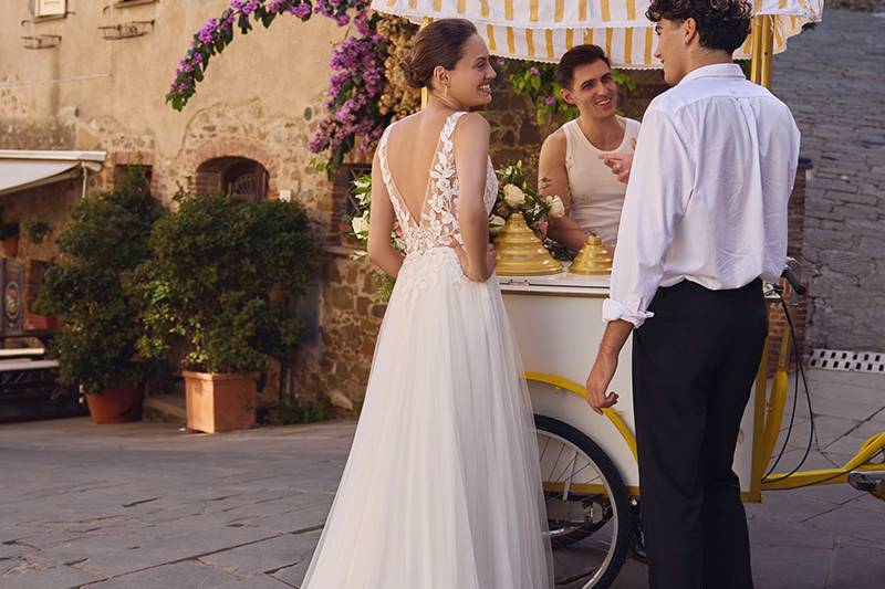 Taffetas robe Gabby