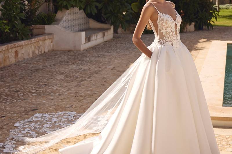Taffetas robe Gyda
