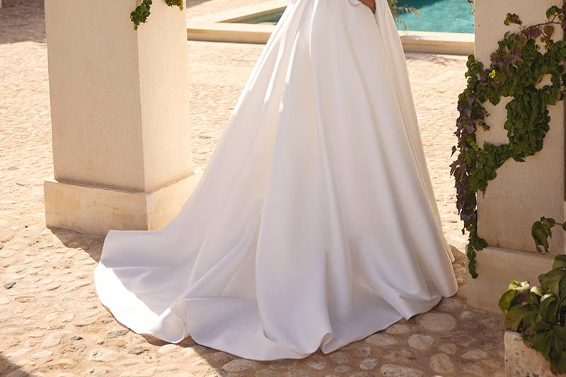 Taffetas robe Gyda