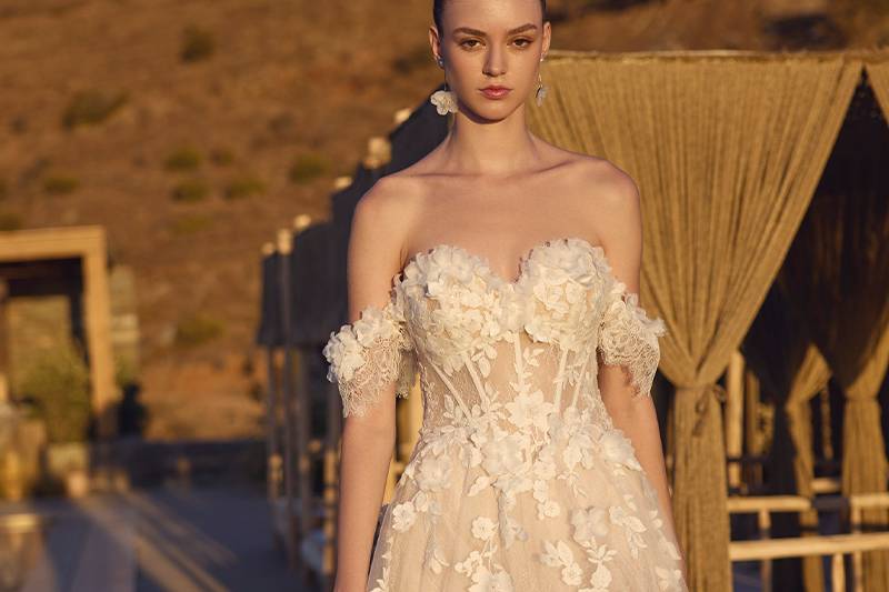 Taffetas robe Halia