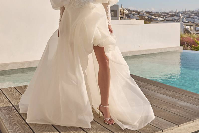 Taffetas robe Izra