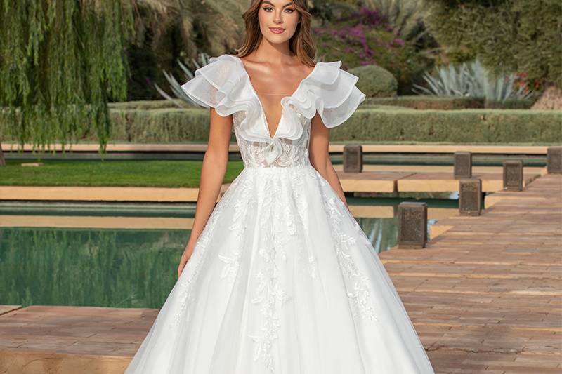 Taffetas robe Selune