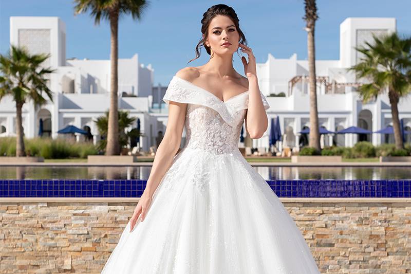 Taffetas robe Wedding