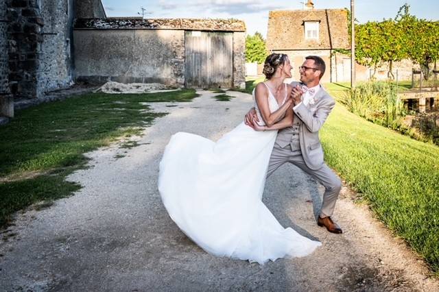 Chignon avec natte