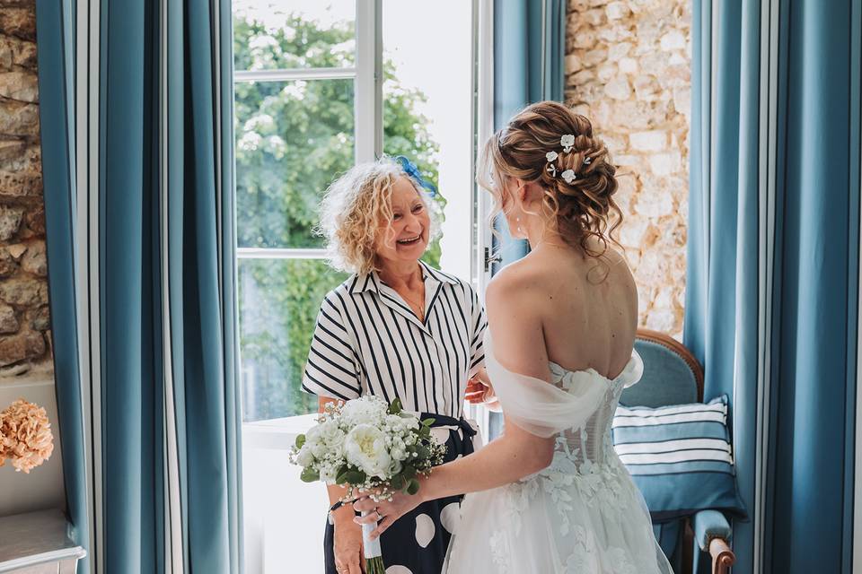 Chignon bomème travaillé