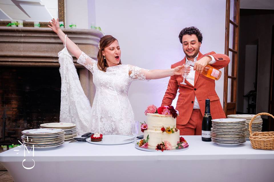L'arrivée du gâteau
