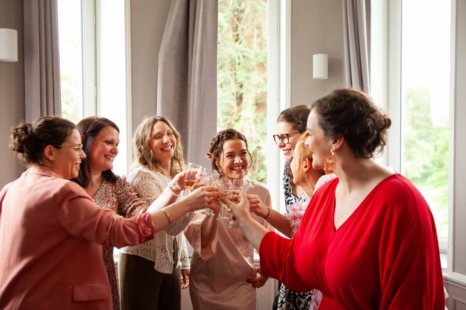 Champagne entre copines