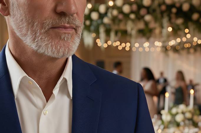 Costume Jerem Marine 2 pièces