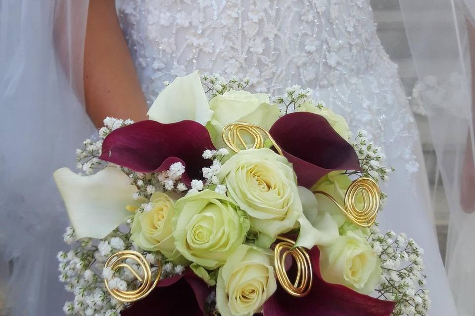 Bouquet mariée chic