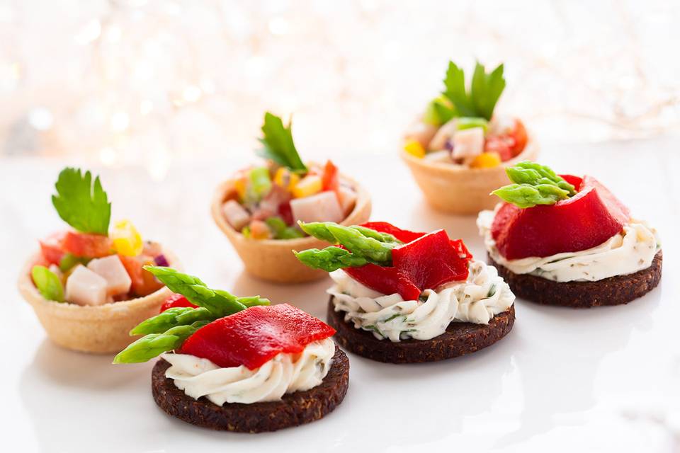 Assortiments canapés