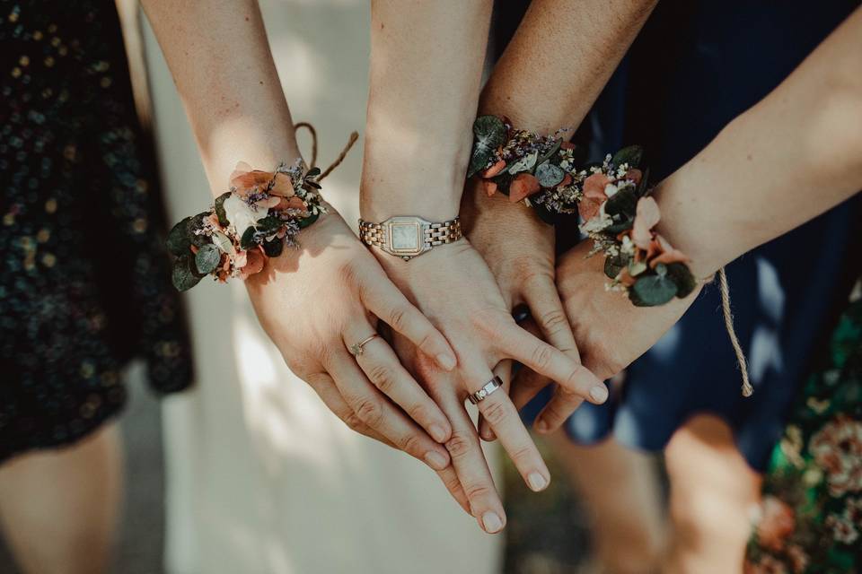 Bracelets fleurs éternelles