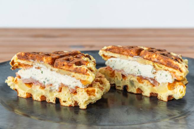 Gaufre saumon