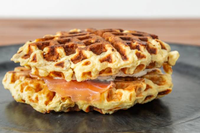 Gaufre saumon