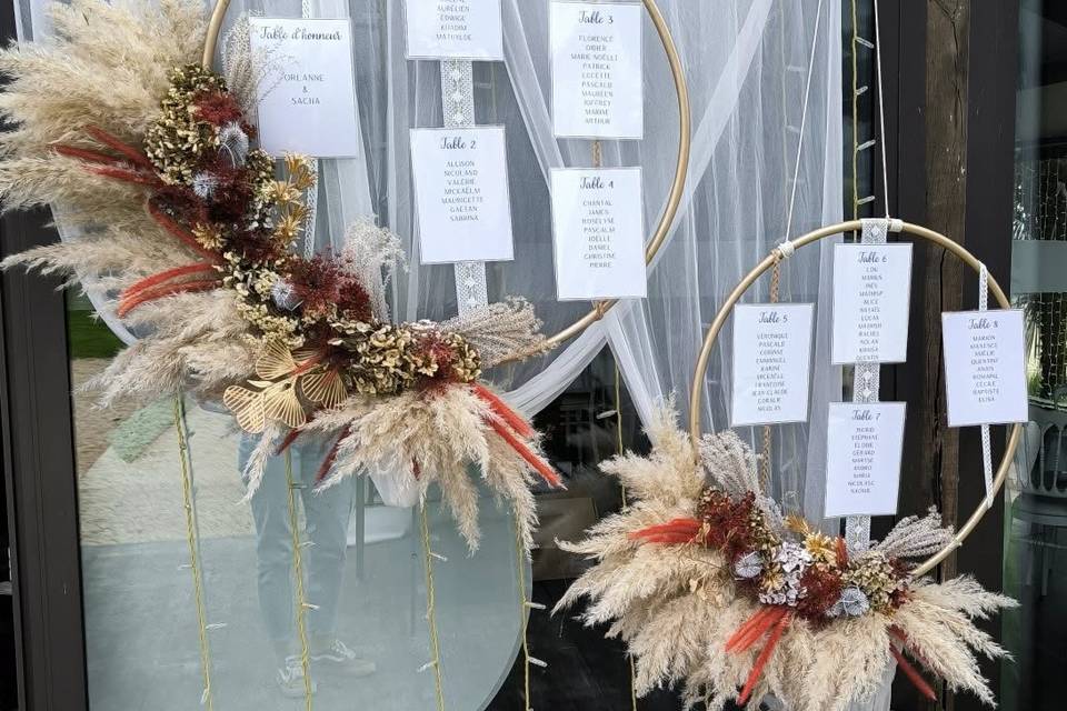 Plan de table - Mariage
