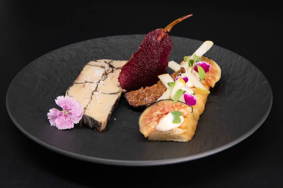 Foie gras marbré au cacao