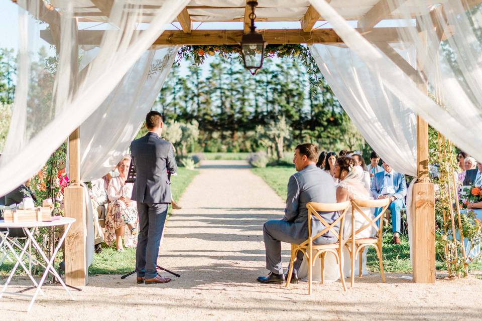 Mariage au clos sainte esteve