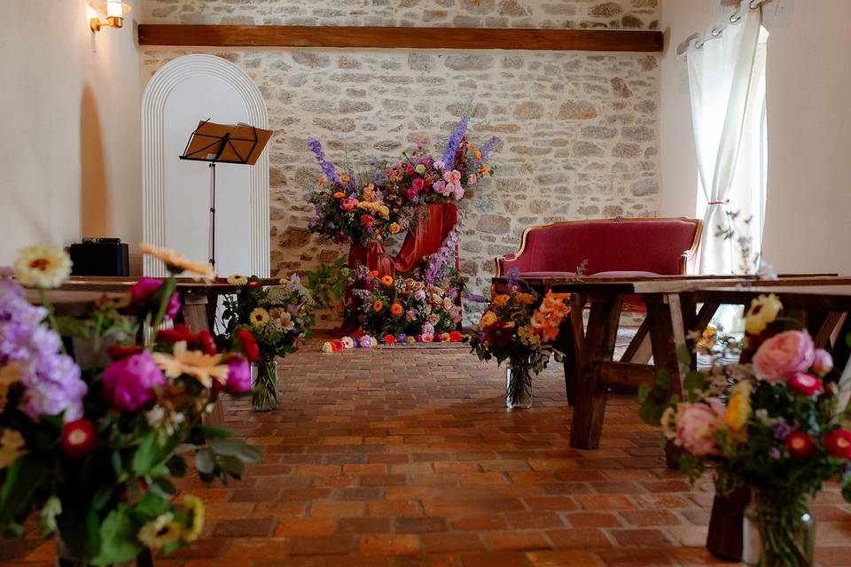 Décor de cérémonie intérieur