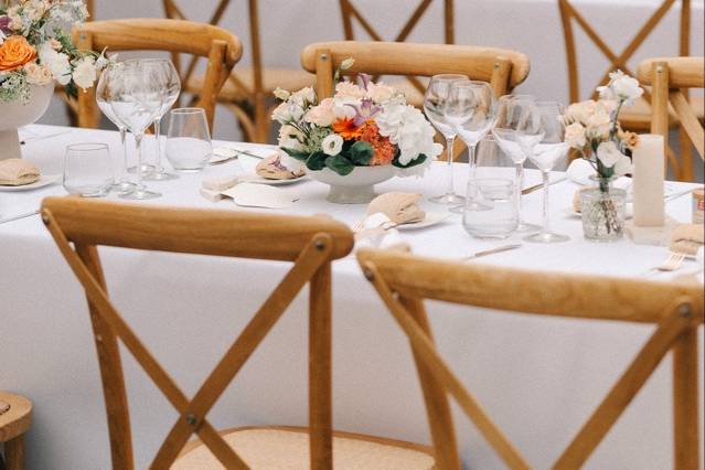 Chaises en bois