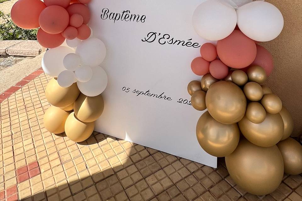 Panneau baptême
