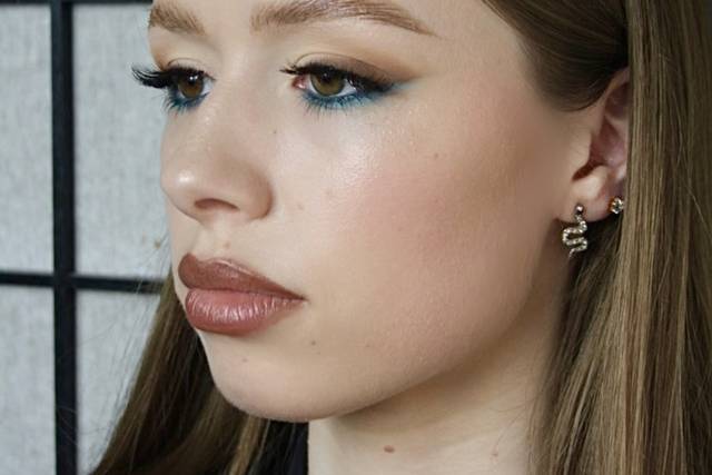 Maquillage mariée coloré
