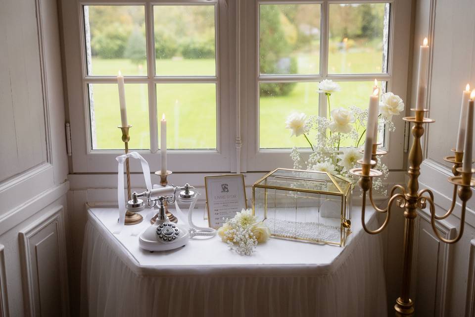 Table livre d'or
