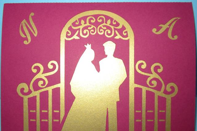 Couverture avec initiales