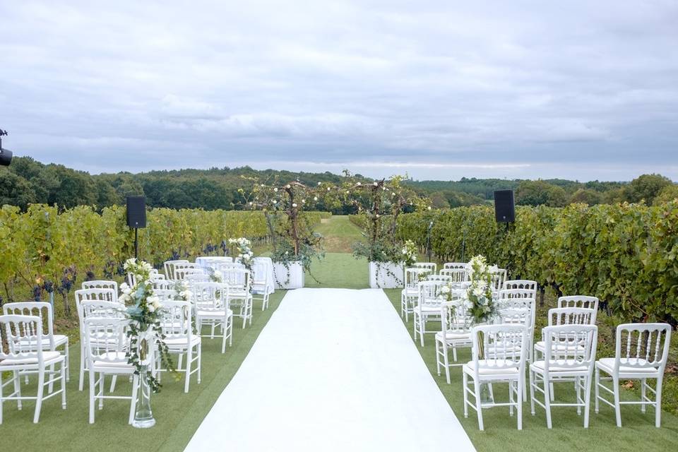 Mariage au Vignoble