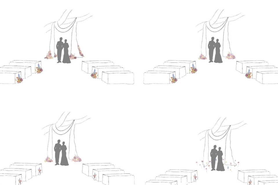 Croquis préparatifs