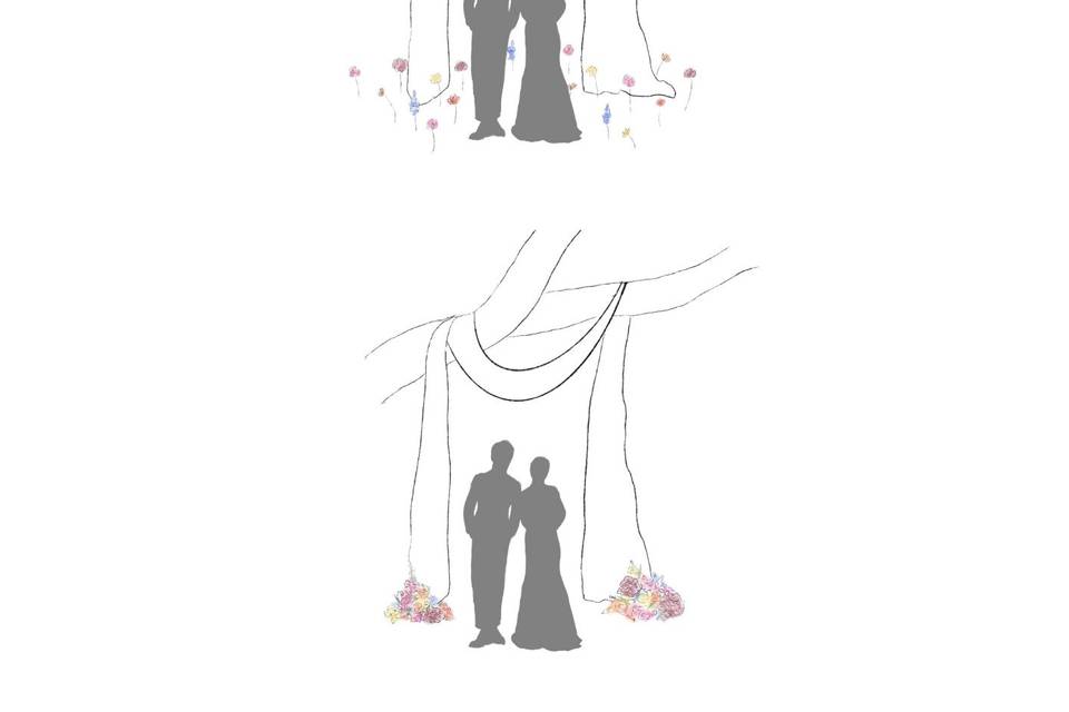 Croquis préparatifs