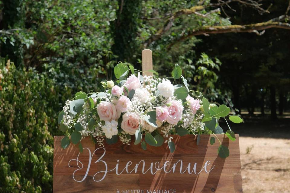 Panneau de bienvenue M&B