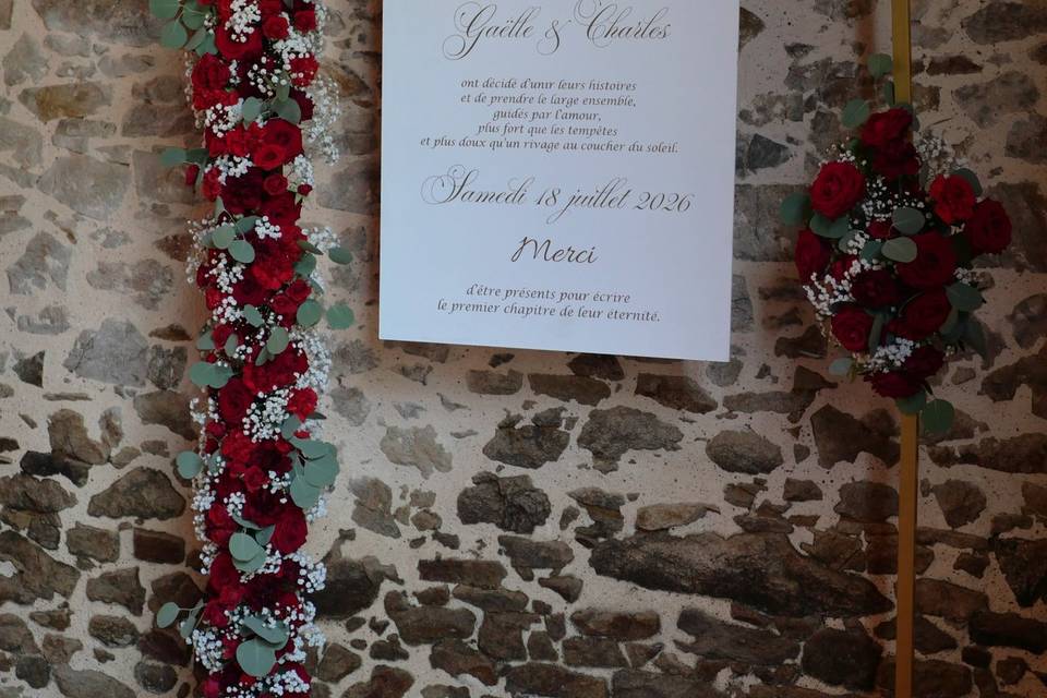 Panneau de bienvenue G&C