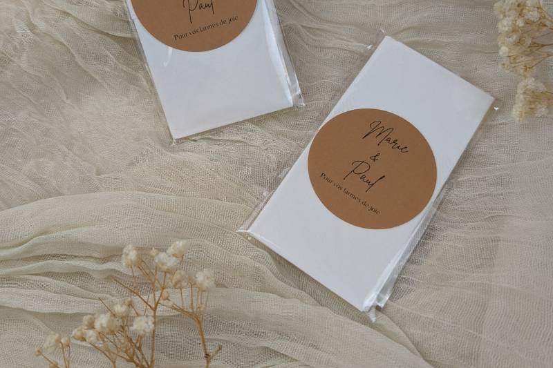 Mouchoirs personnalisés