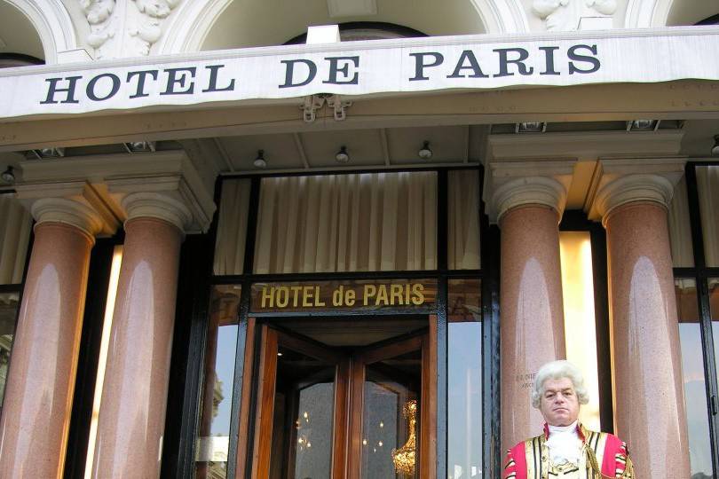 A l'hôtel de Paris Monte Carlo
