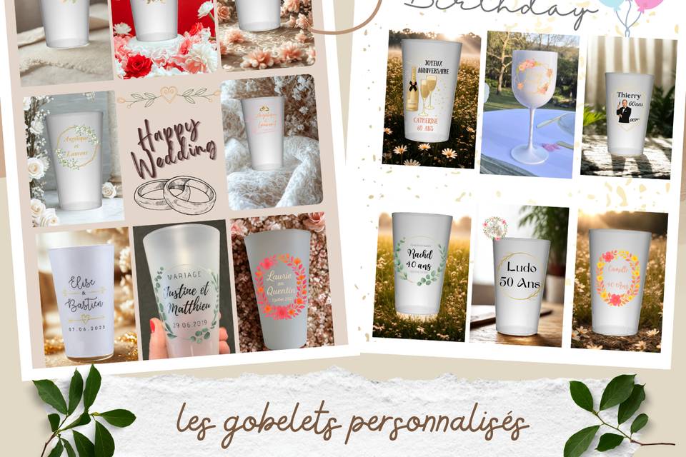 Gobelet personnalisé