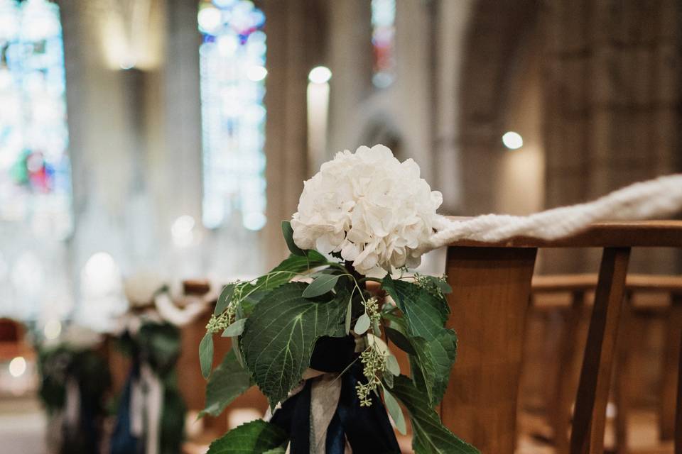 Bouquet de banc d'église